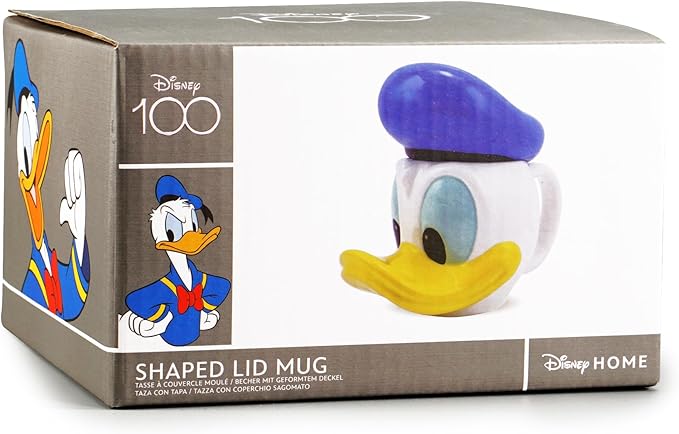 Halfmoon Bay Mug Shaped Lid Boxed 375Ml Disney Mickey Mouse