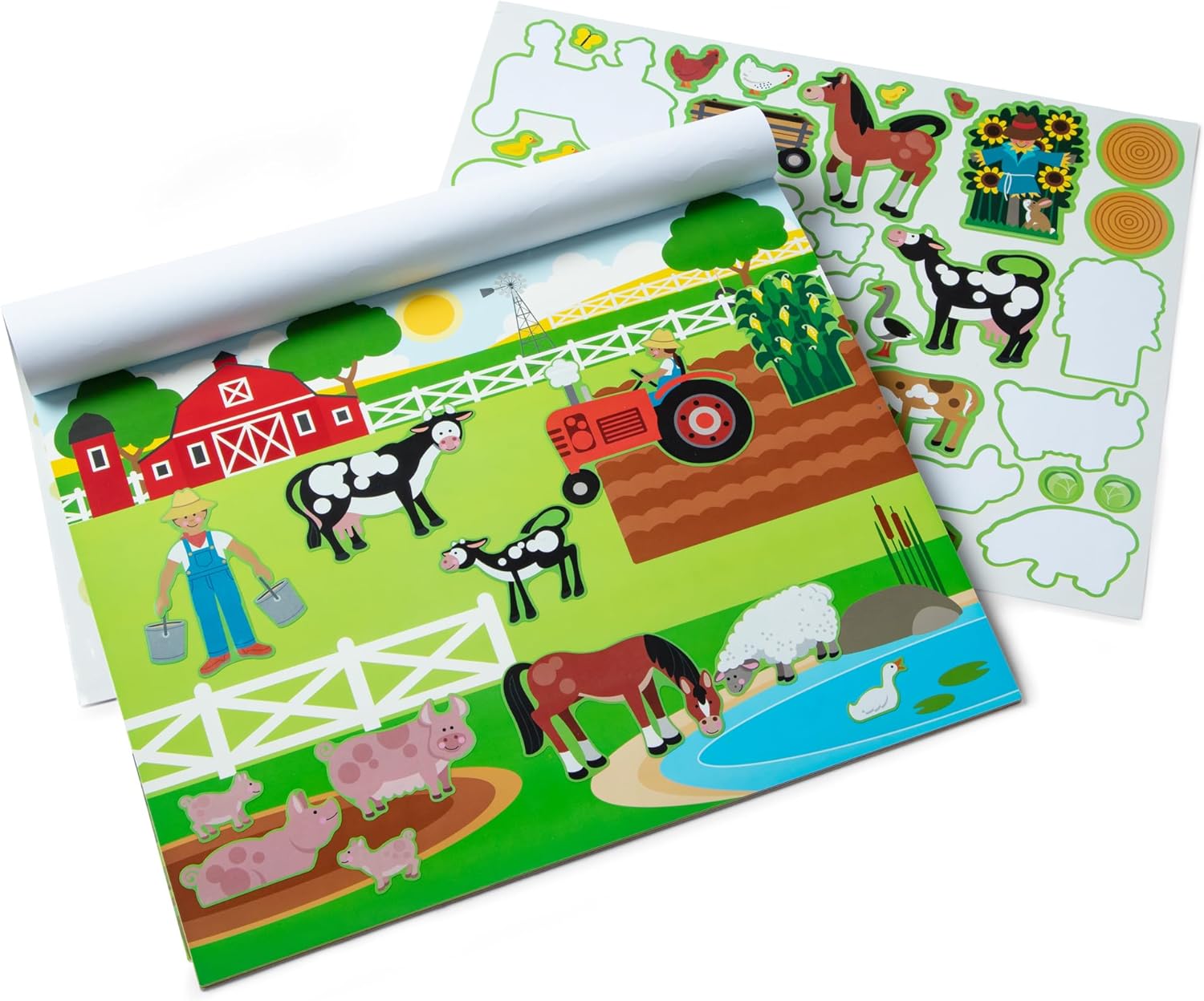 MELISSA & DOUG Reusable Sticker Pad Habitats