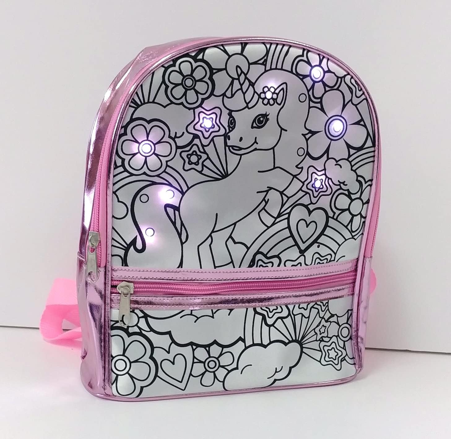 Fashion Time Led Backpack Unicorn