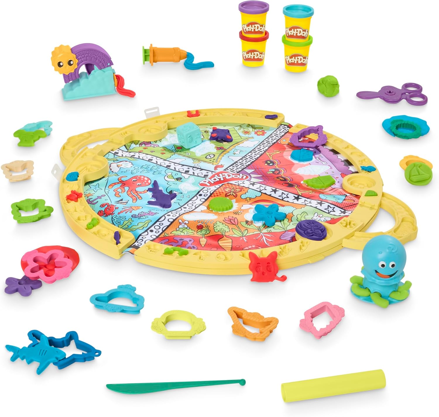 Play-Doh Fold & Go Playmat Starter Set