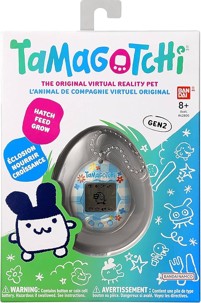 Tamagotchi Origi Flower Gingham B/O