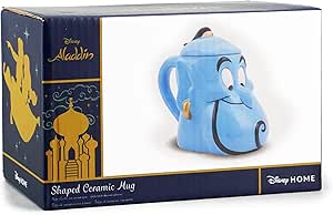 Halfmoon Bay Mug Shaped W Lid Boxed Disney Aladdin Genie