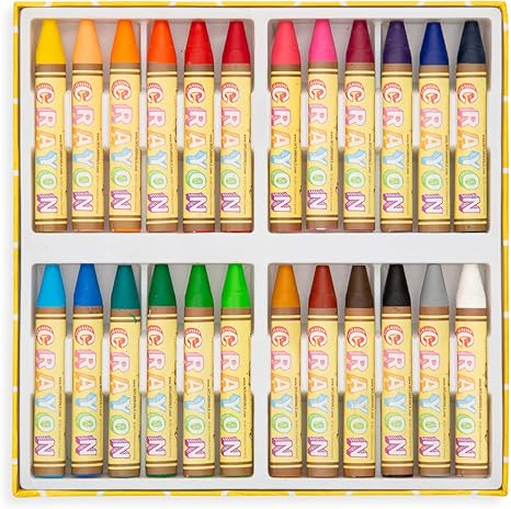 Ooly Brilliant Bee Crayons Set Of 24