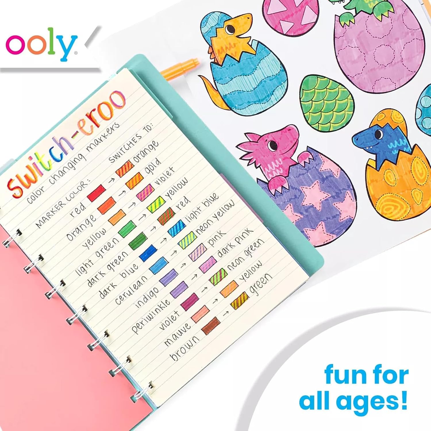 Ooly Switch Eroo Color Changing Markers Set Of 12