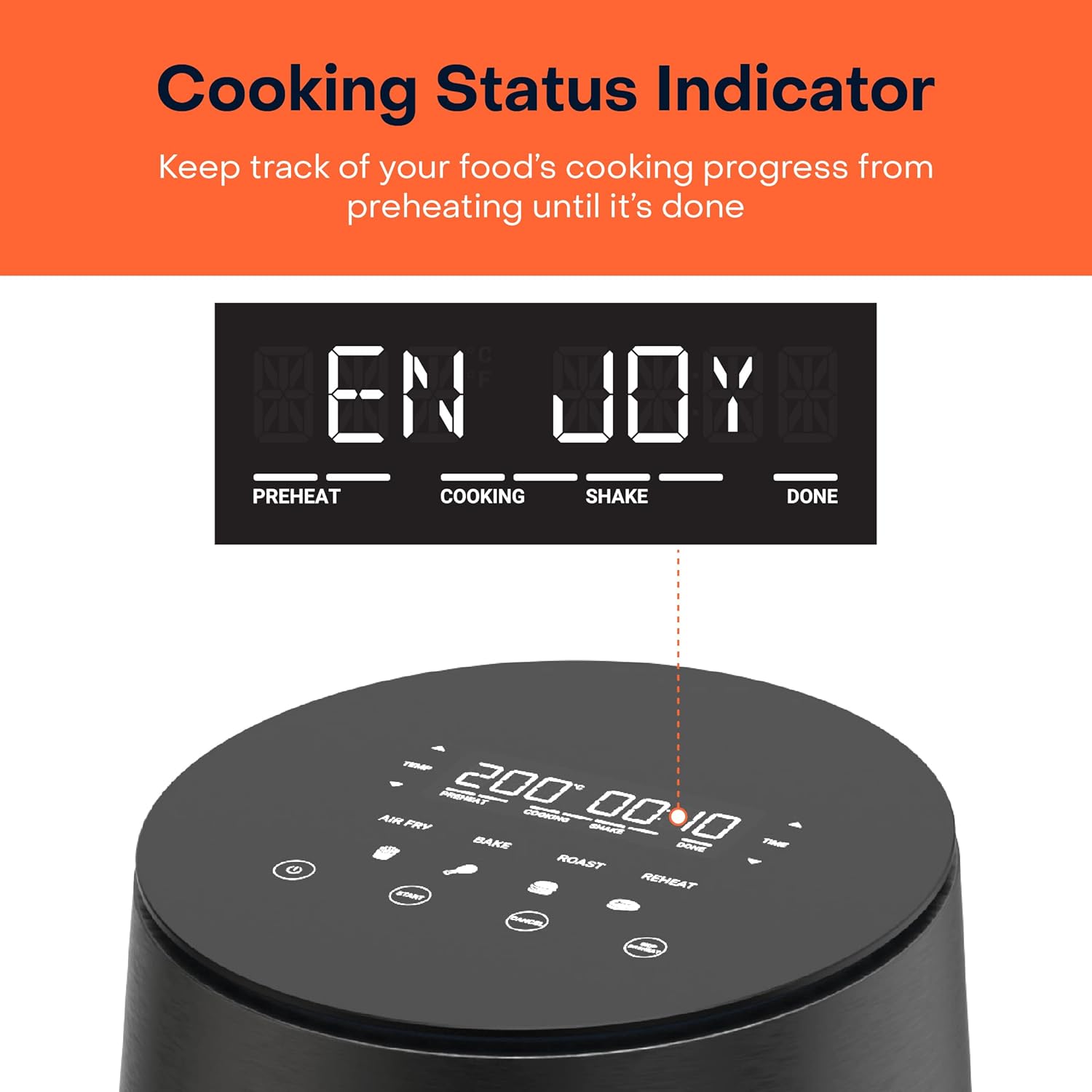 Nutricook Air Fryer 3.3L 4 Programs Mat Black NC-AFM033K