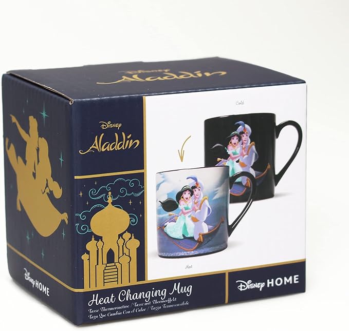 Halfmoon Bay Mug Heat Changing Classic Boxed 310Ml Disney Aladdin
