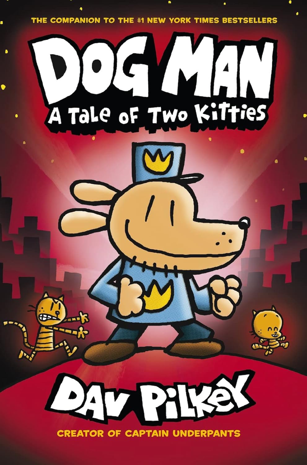 Dog Man 3 Two Kitties (Pb)
