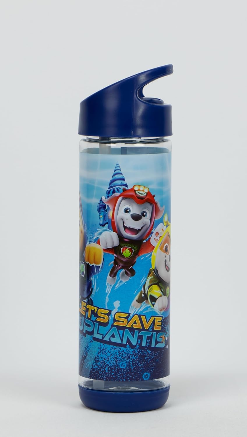 Paw Patrol  Water Bottle 500 Ml, Tritan Plastic Bpa Free