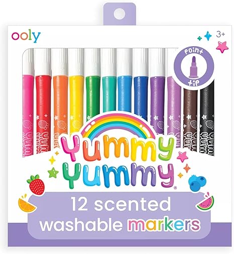Ooly Yummy Yummy Scented Markers Set Of 12
