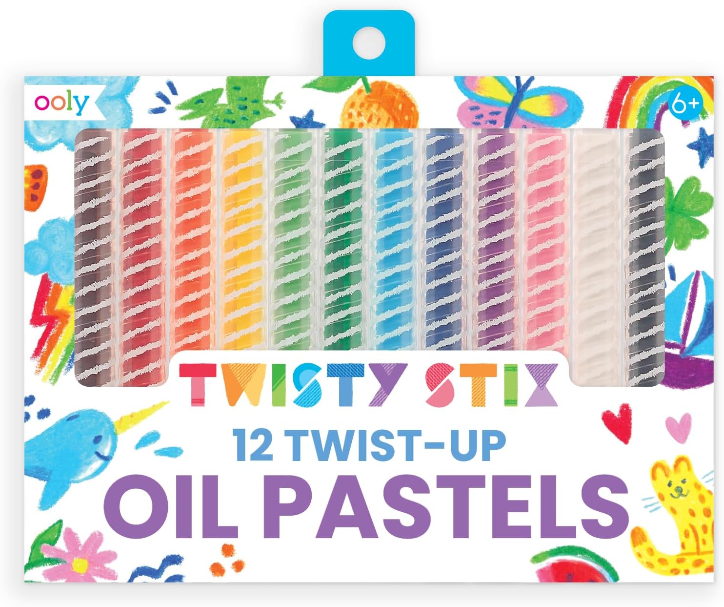 Ooly Twisty Stix Oil Pastels Set Of 12
