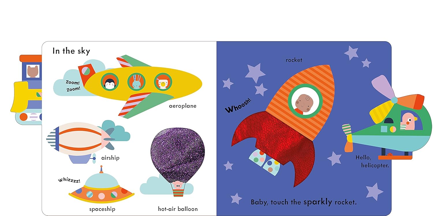 Baby Touch Vehicles Tab Book