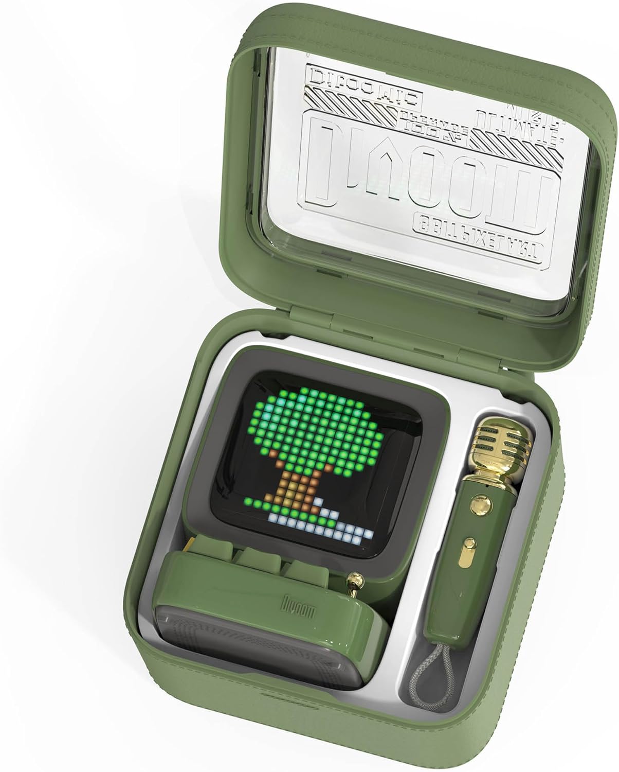 Divoom DitooMic Bluetooth Speaker Microphone Karaoke Function - Green