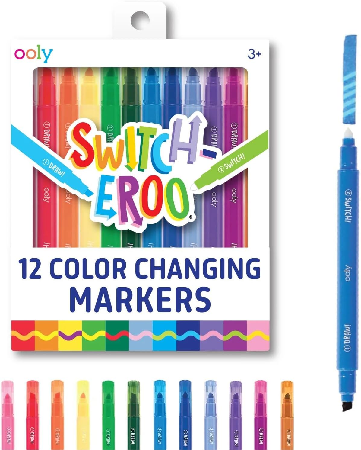 Ooly Switch Eroo Color Changing Markers Set Of 12
