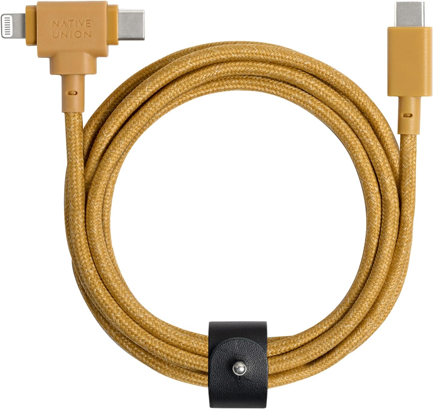 Native Union Belt 1.5M Cable Duo Usb C To C + Lightining Kraft