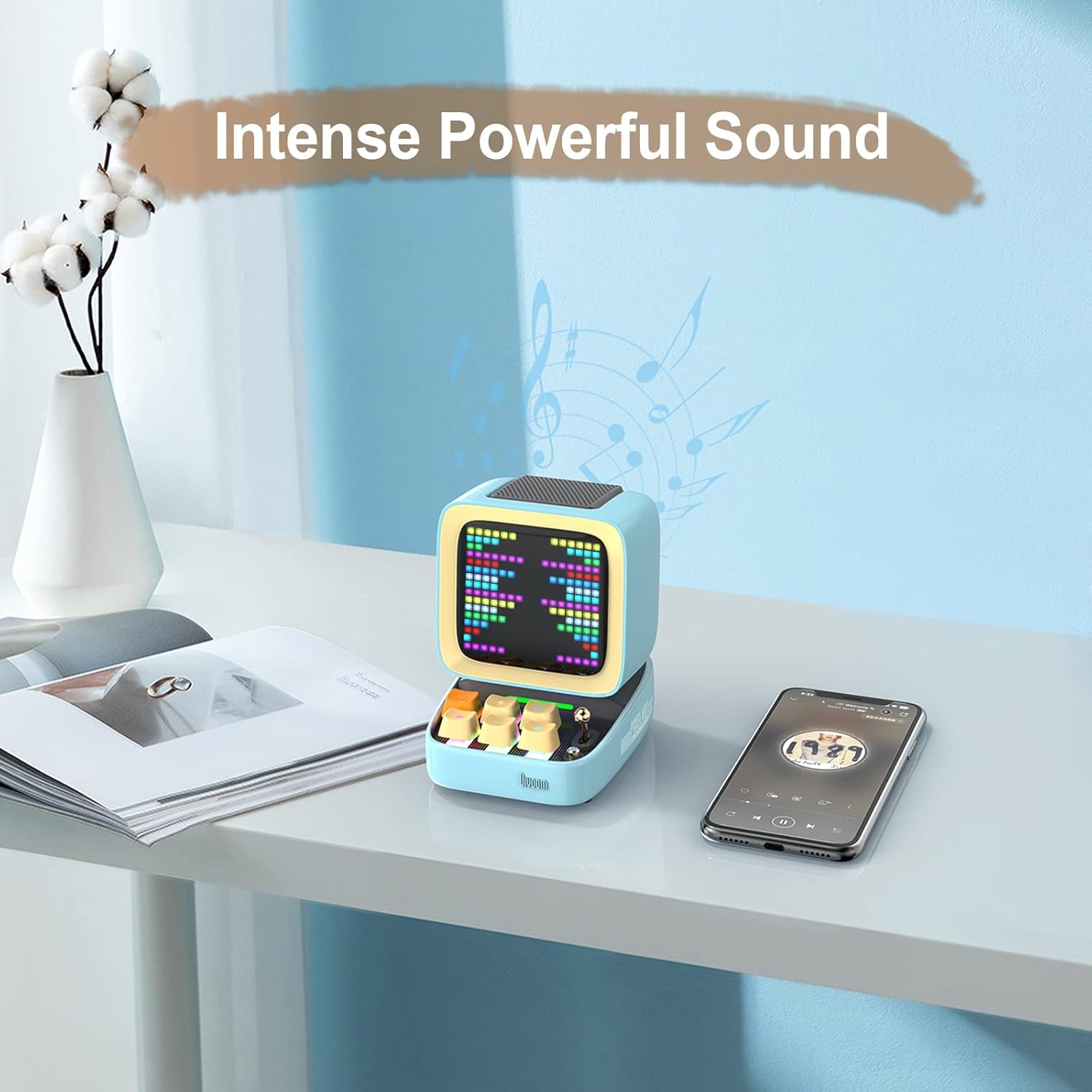 Divoom Ditoo Pro Bluetooth Mini Speaker - Blue