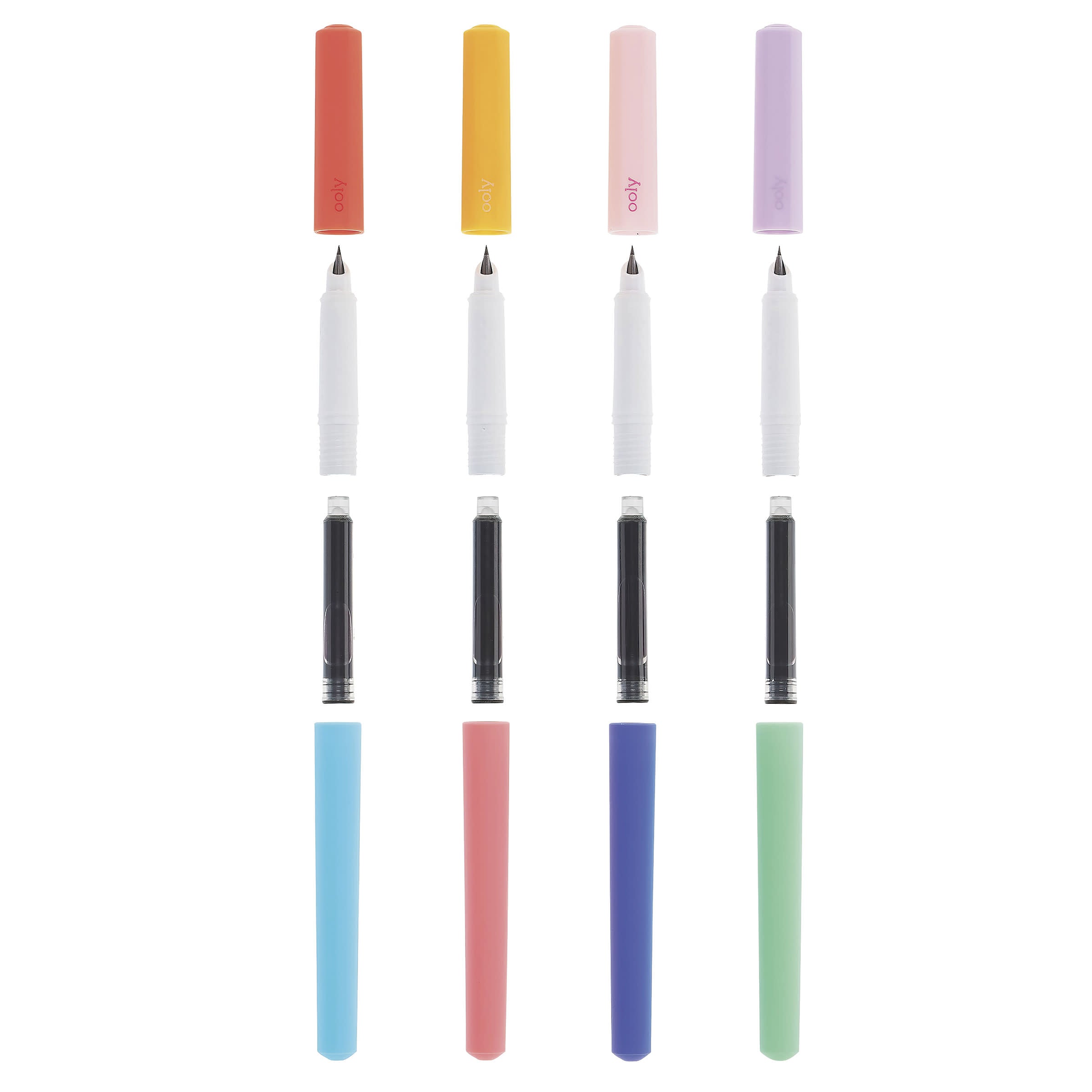 Ooly Fab Fountain Pens Set Of 4