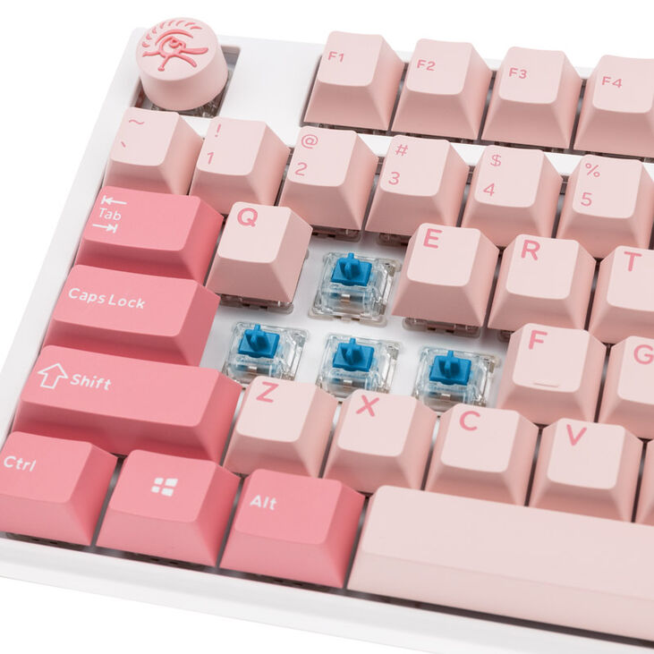 Ducky One 3 جوسامر بينك فول سايز 100% مفتاح شيري بلو - أمريكي