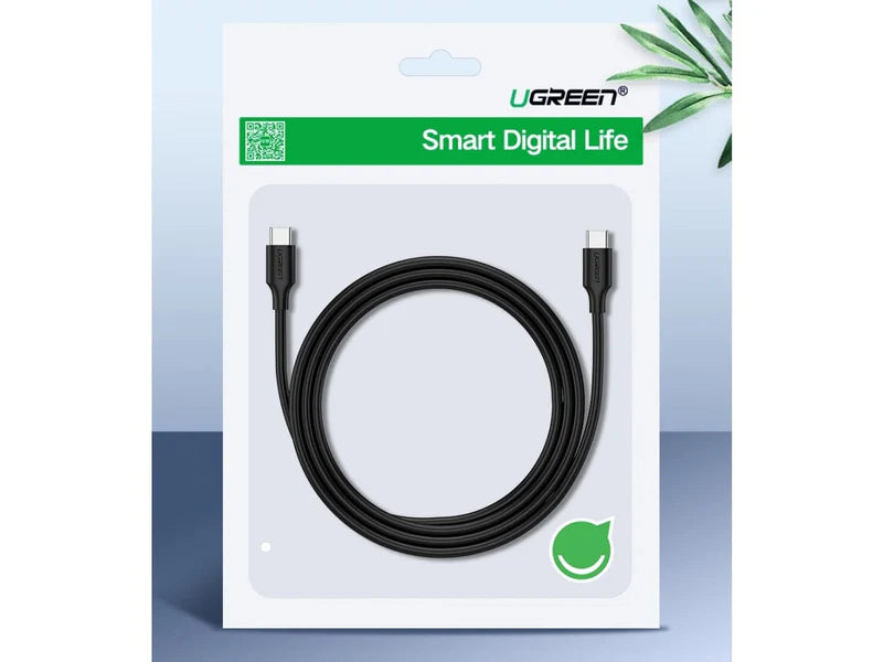 كابل شحن ونقل بيانات UGREEN (USB-C إلى USB-C) بطول 1 متر | أسود