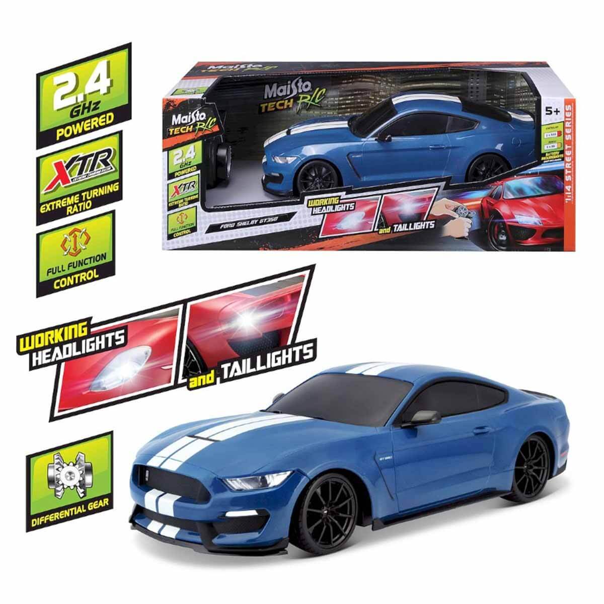 1:14 Rc - فورد شيلبي جي تي 350 (2.4 جيجاهرتز، شاحن USB)