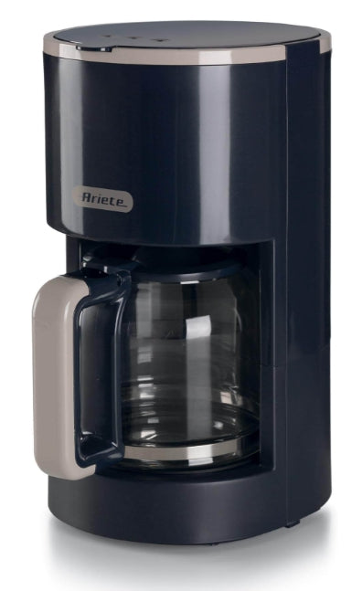 Ariete 1394 Drip Coffee Machine, 900W, 12 Cups, Black