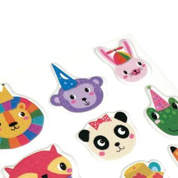 Ooly Stickiville Stickers: Party Animals Standard 1 Sheet