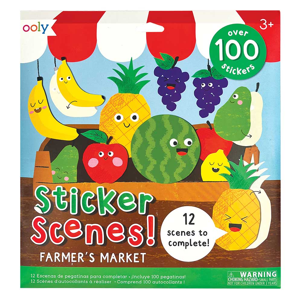 Ooly Sticker Scenes Farmer's Market