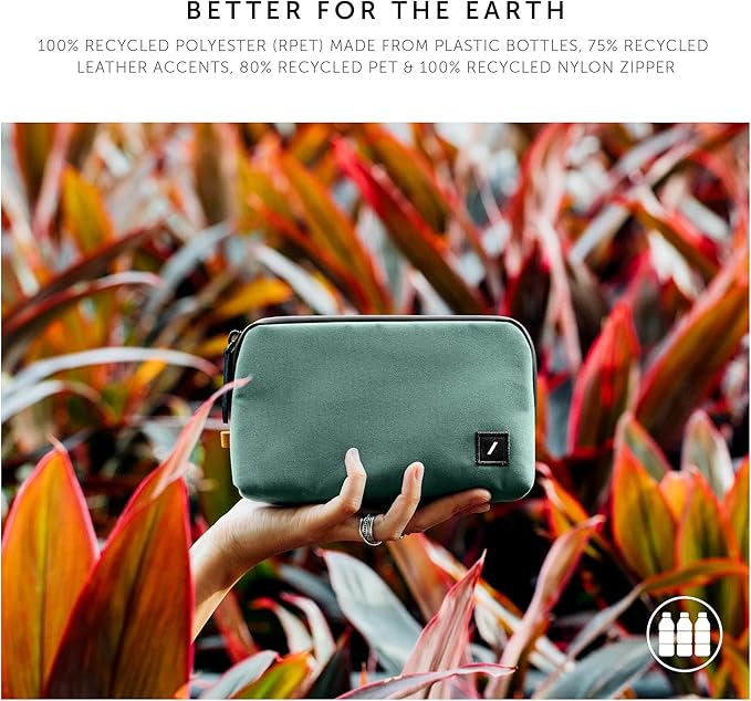 Native Union Stow Lite Organizer Pouch Slate Green