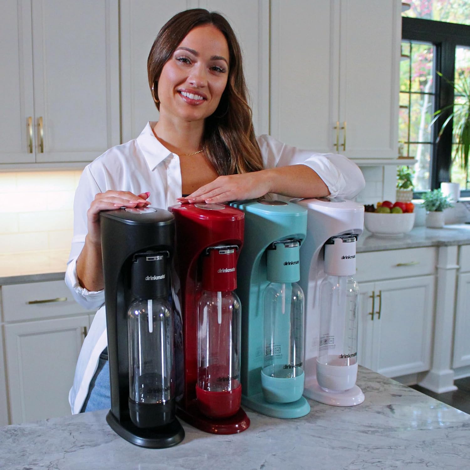 Drinkmate Machine Kit With Fizz Infuser White