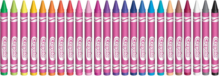 Crayola Bold & Bright Construction Paper Crayons 24 pcs