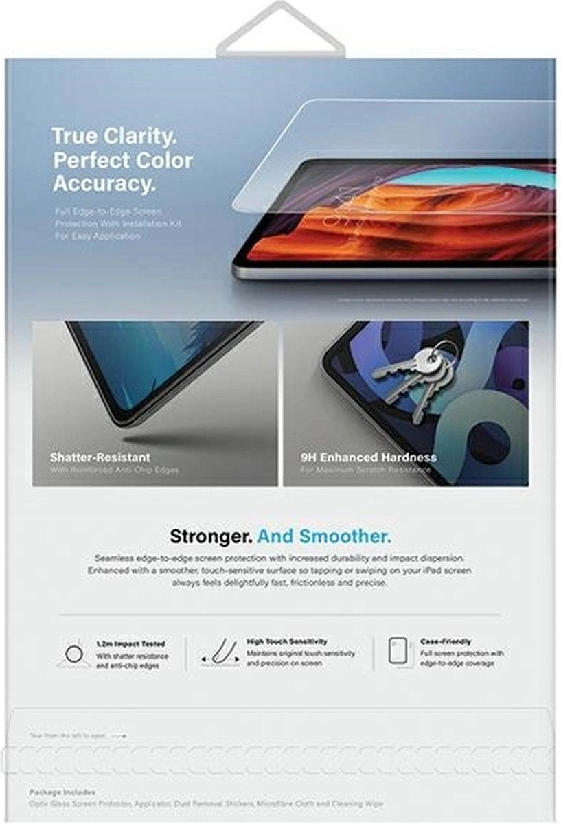 واقي شاشة زجاجي شفاف iPad Pro 11 (2024) من Uniq Optix