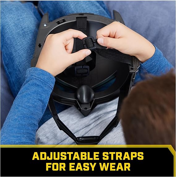 DC Comics, Armor-Up Batman Mask with Visor, 15+ Sounds & Phrases, Lights, Super Hero Costume