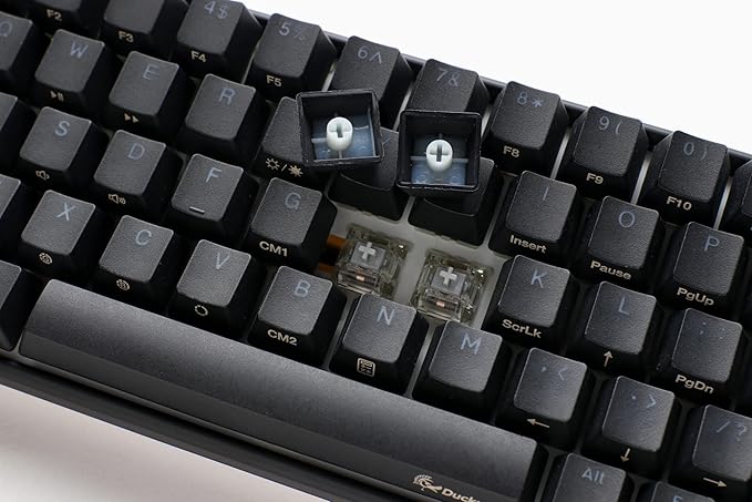 Ducky One 3 Classic Black/White Mini 60% Cherry Blue Key Arabic