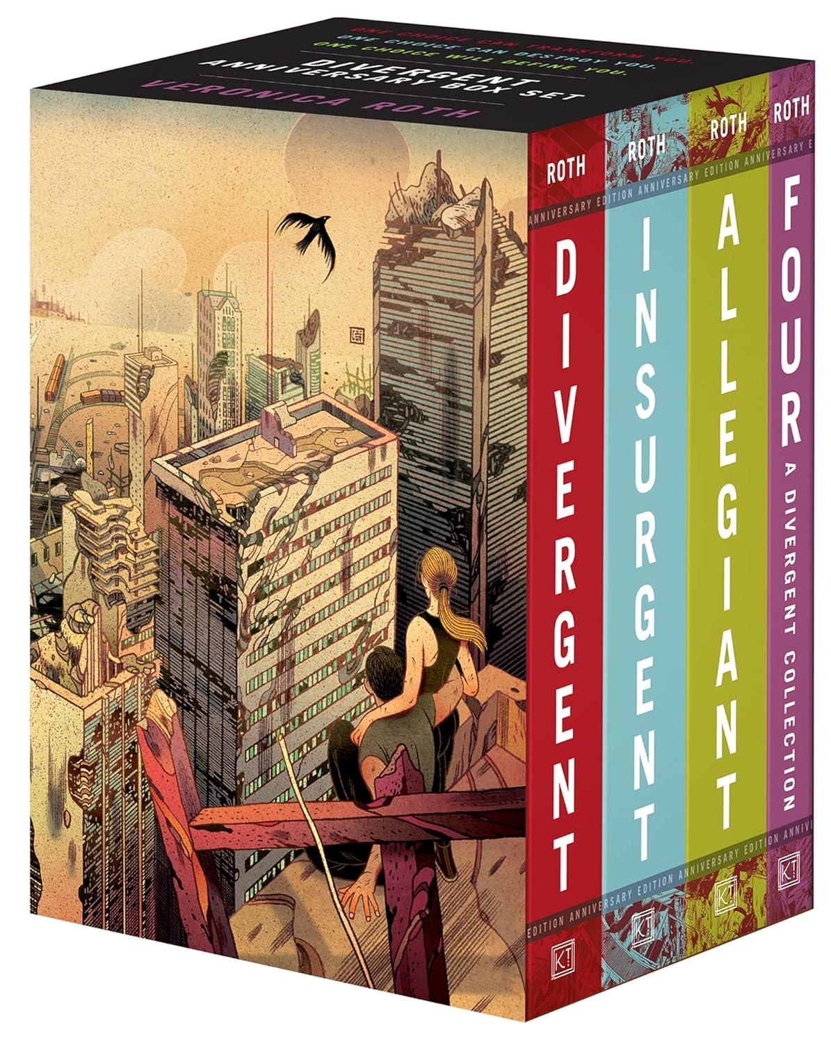 Divergent Anniversary 4-Book Box Set: Divergent, Insurgent, Allegiant, Four
