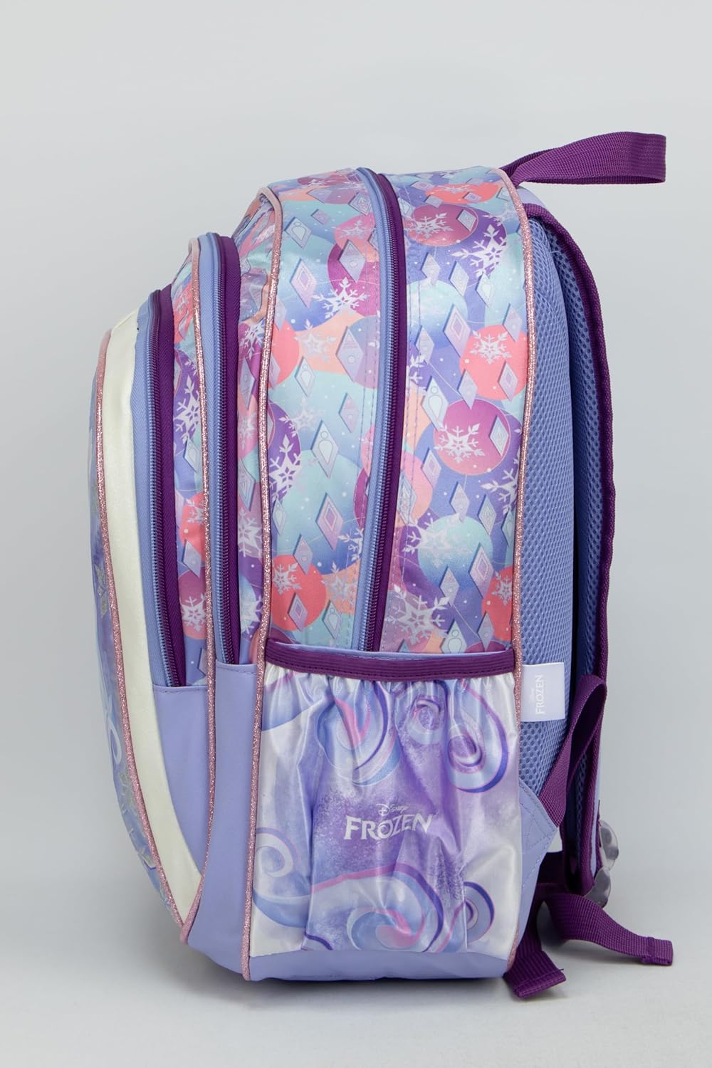 Frozen 16"  Backpack With 3 Compartments  & 2 Side Pockets