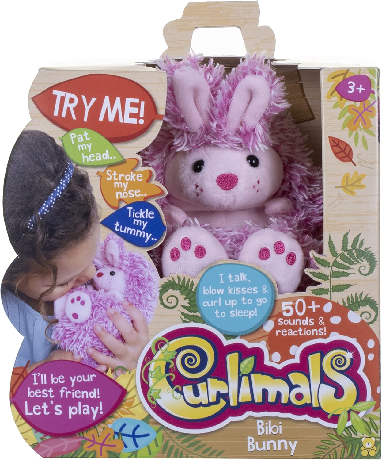Curlimals Asst-Bunny