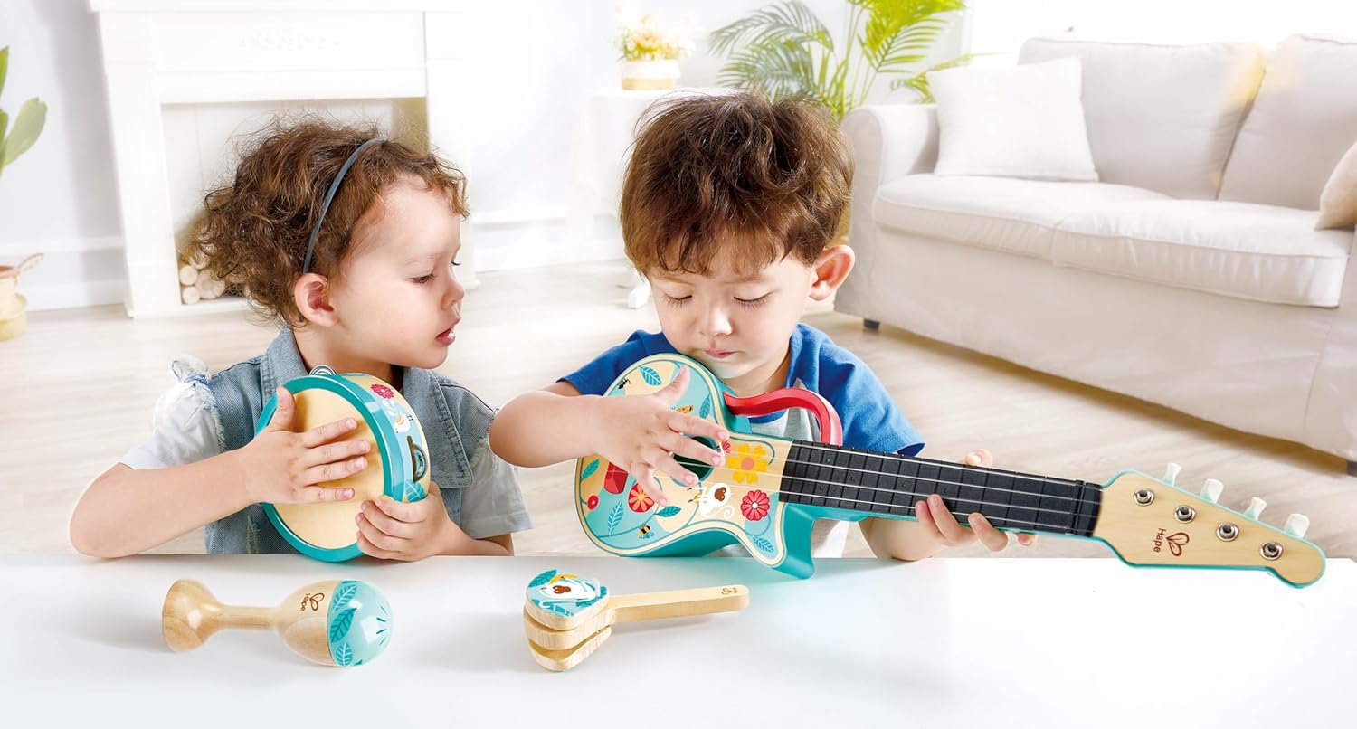 Hape - 4 In 1 Ukulele Set