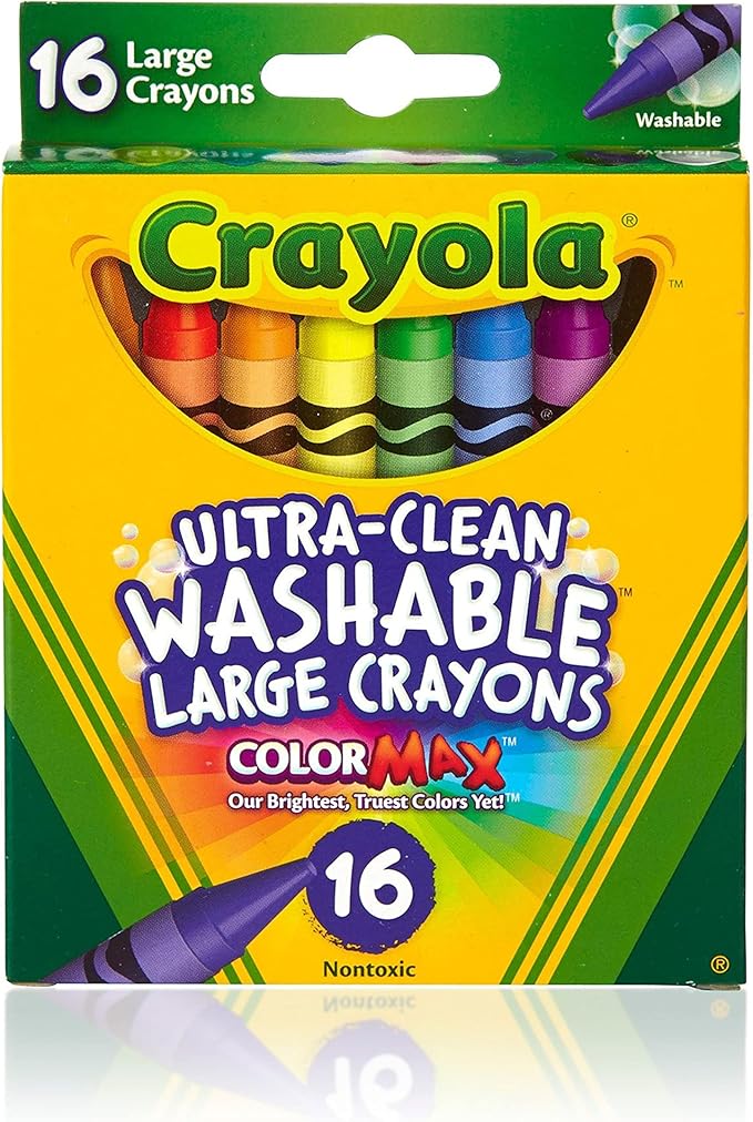 Crayola Ultra Clean Washable Large Crayons