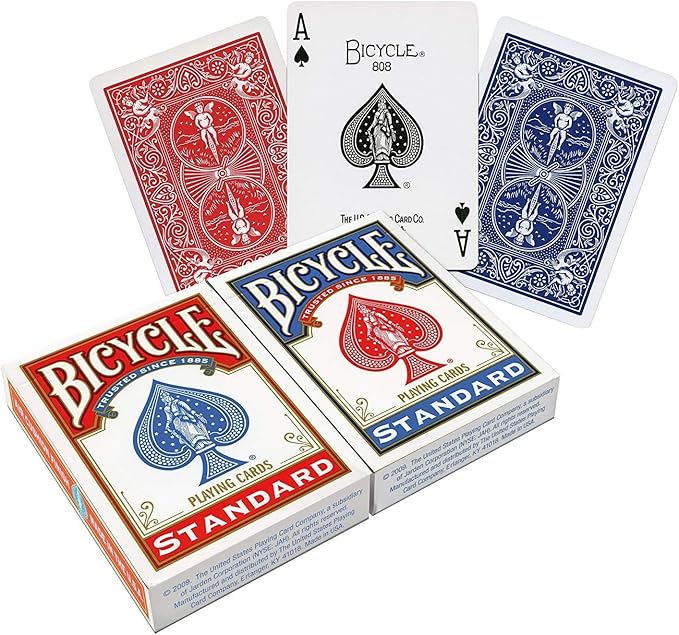 Playing Cards: Bicycle - Standard Index Red/Blue/Black Mix