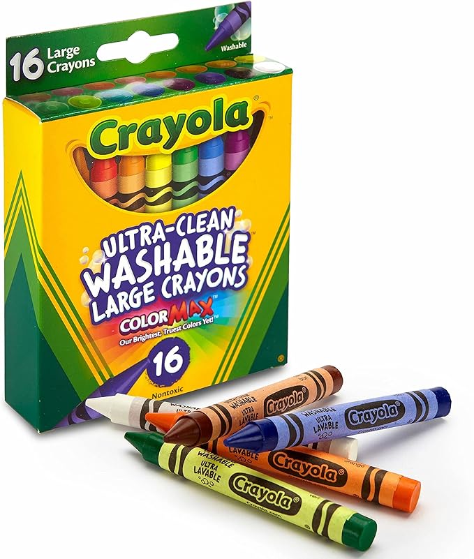 Crayola Ultra Clean Washable Large Crayons
