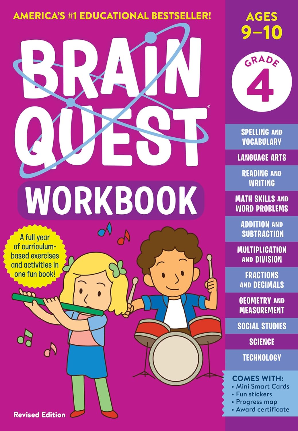 Brain Quest Workbook: 4Th Grade (Revised Edition)