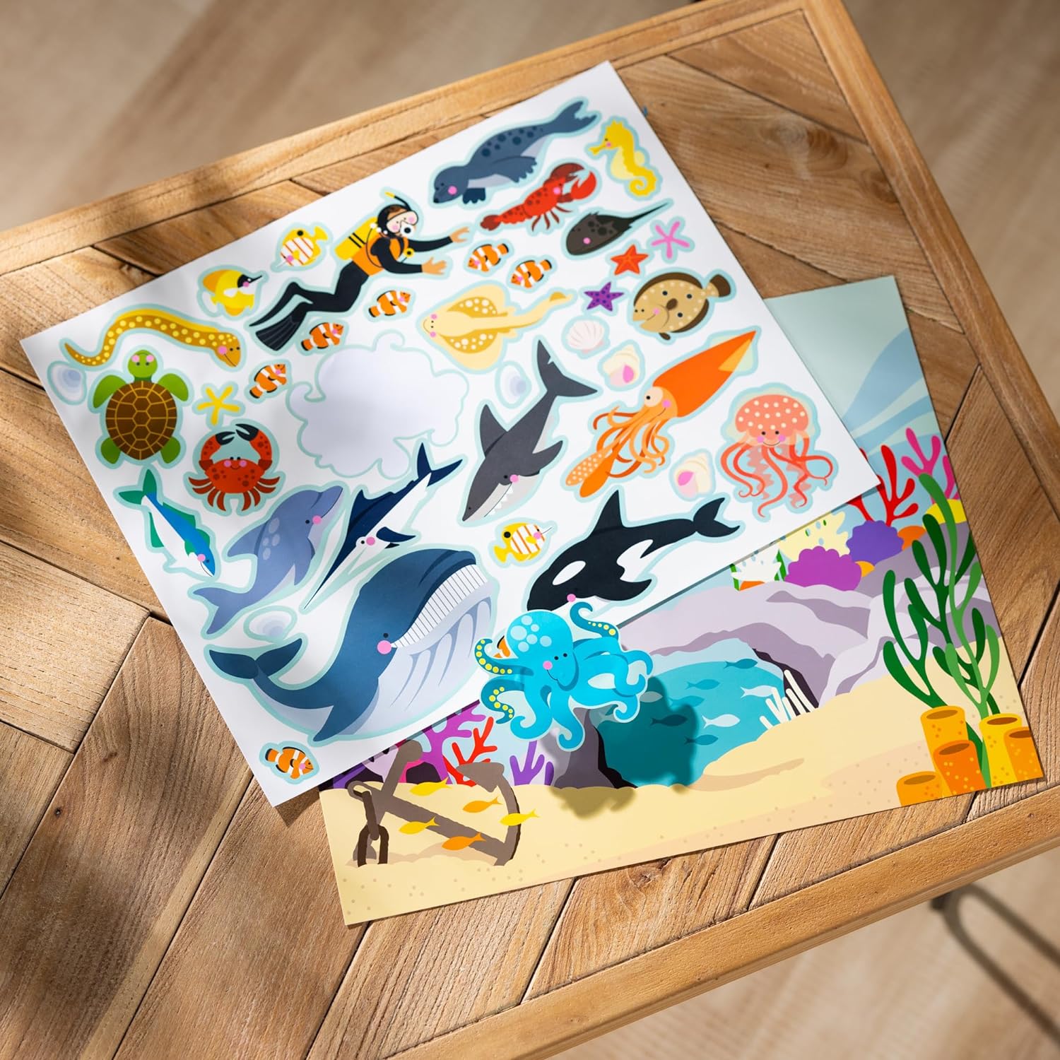 MELISSA & DOUG Reusable Sticker Pad Habitats