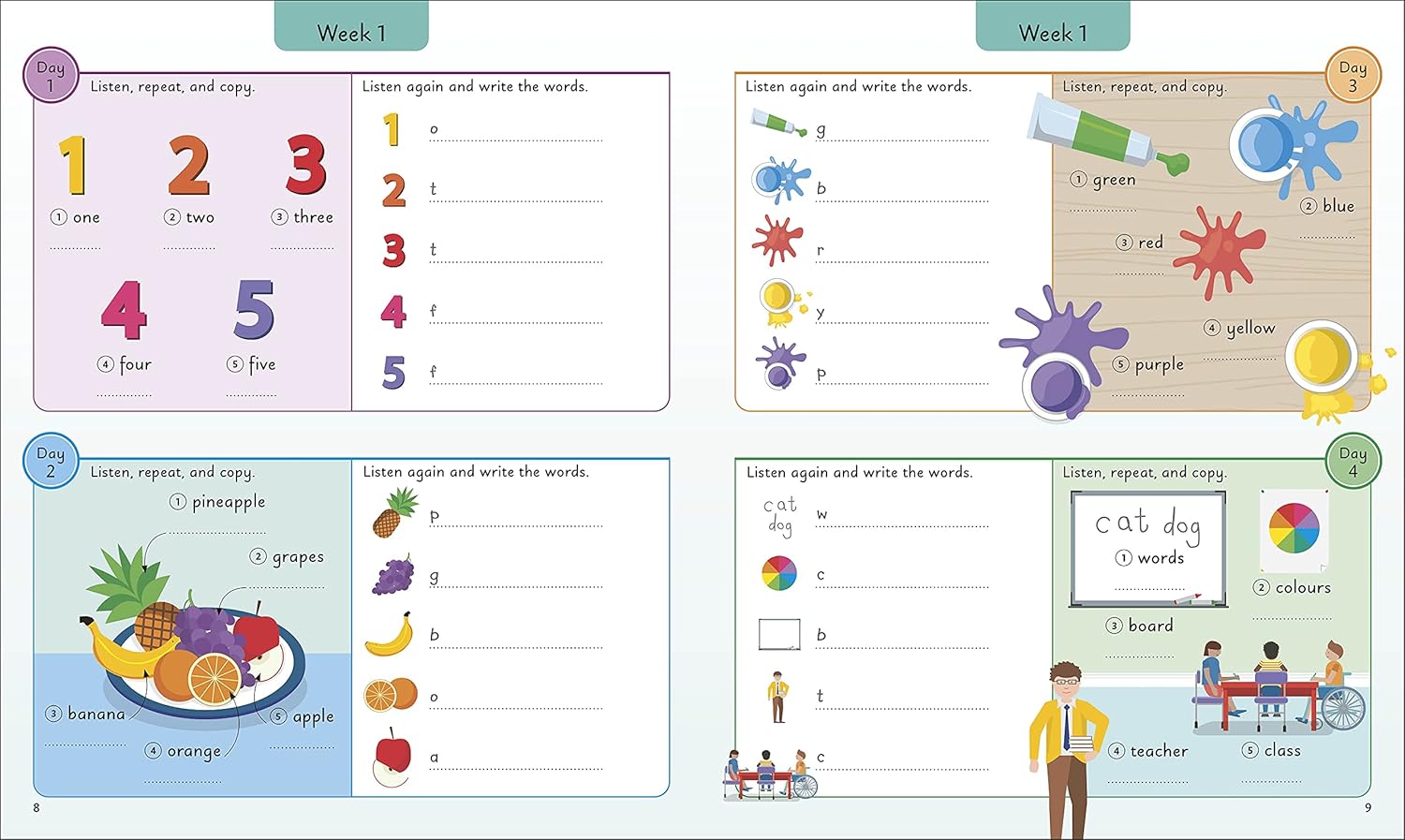 الإنجليزية للجميع جونيور 5 كلمات في اليوم