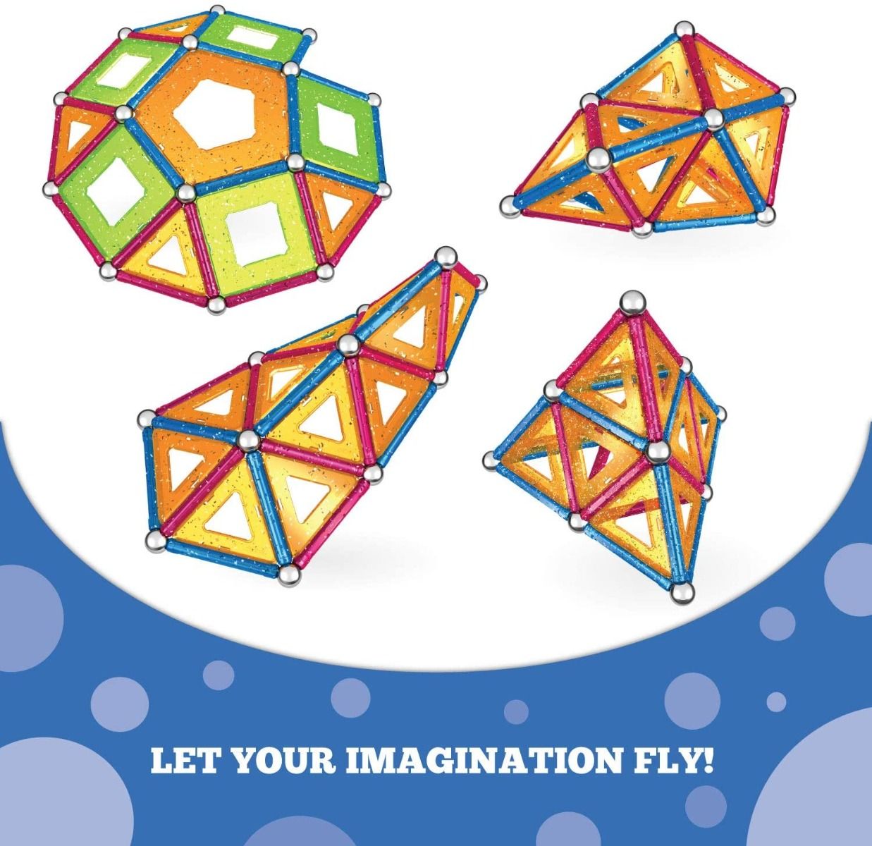 Geomag Glitter Panels 68 Pcs