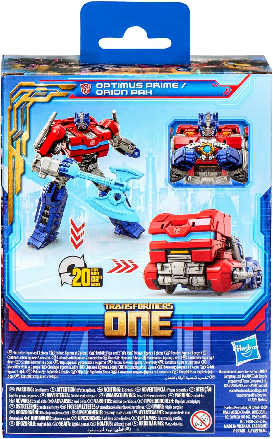 Transformers One Prime Changer Optimus Prime Orion Pax Action Figure