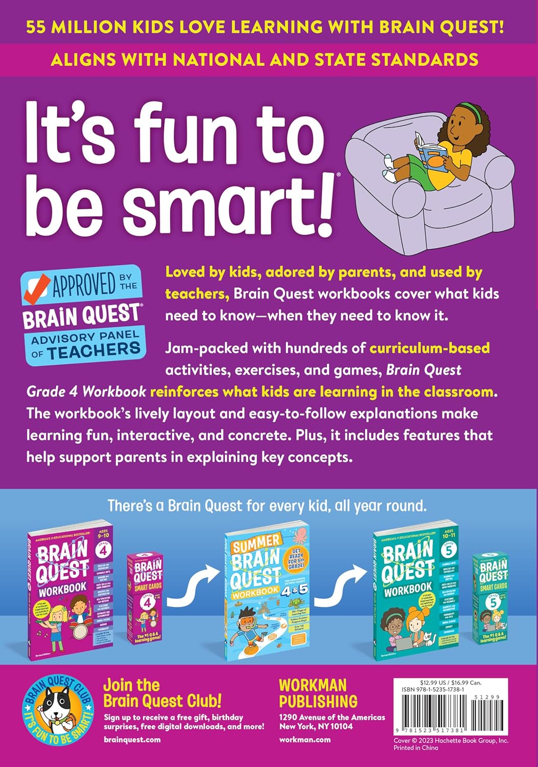 Brain Quest Workbook: 4Th Grade (Revised Edition)