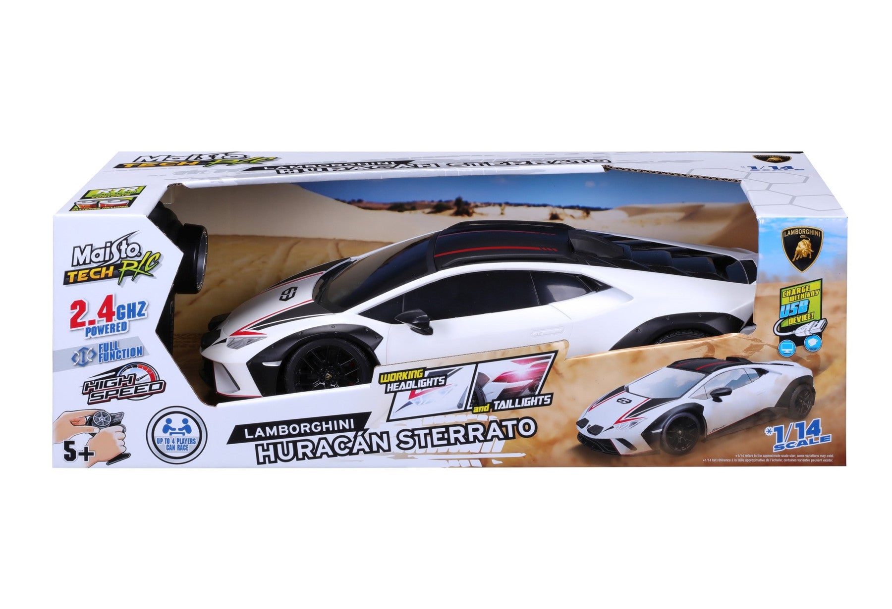 Maisto 1:14 Rc - Lamborghini Huracán Sterrato (Usb Charger)