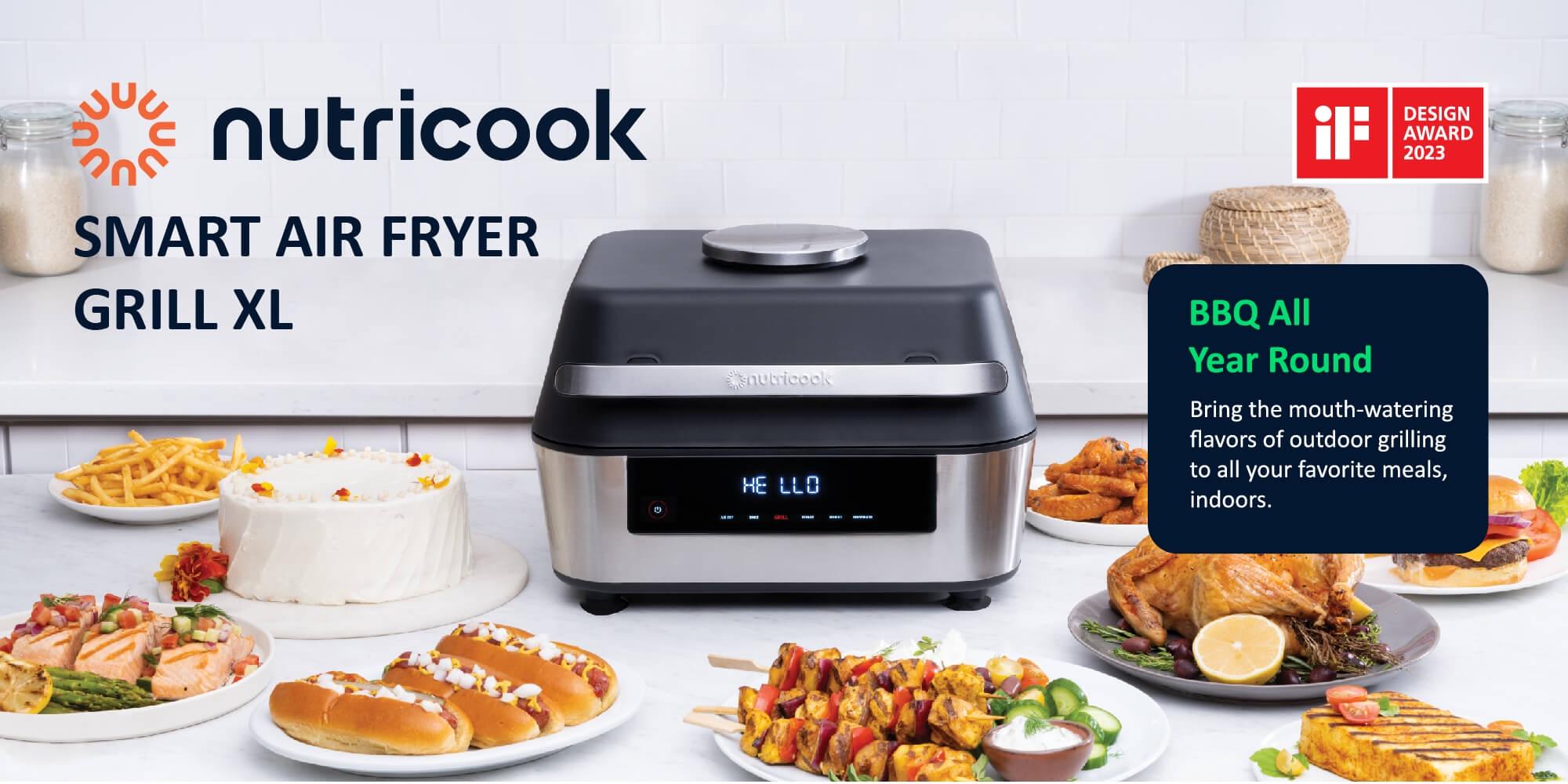 Nutricook Smart Air Fyer and Indoor grill 6-in-1 NC-AFG960