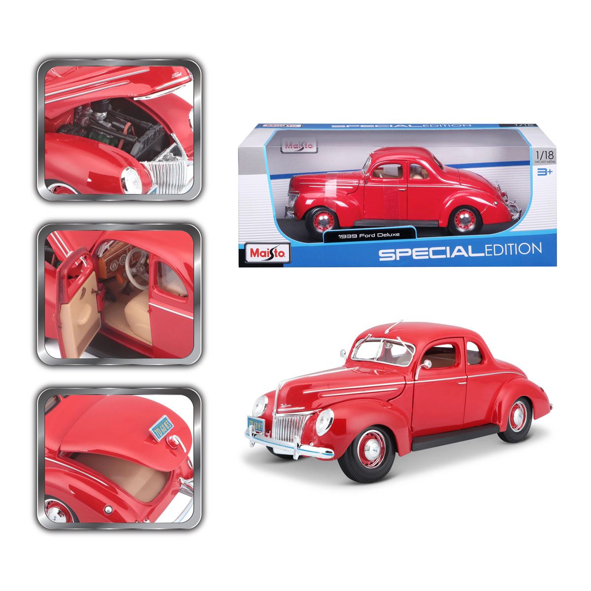 Maisto 1:18 SP B 1939 FORD DELUXE TUDOR