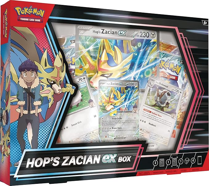 Pokemon TCG - Hop's Zacian ex Box