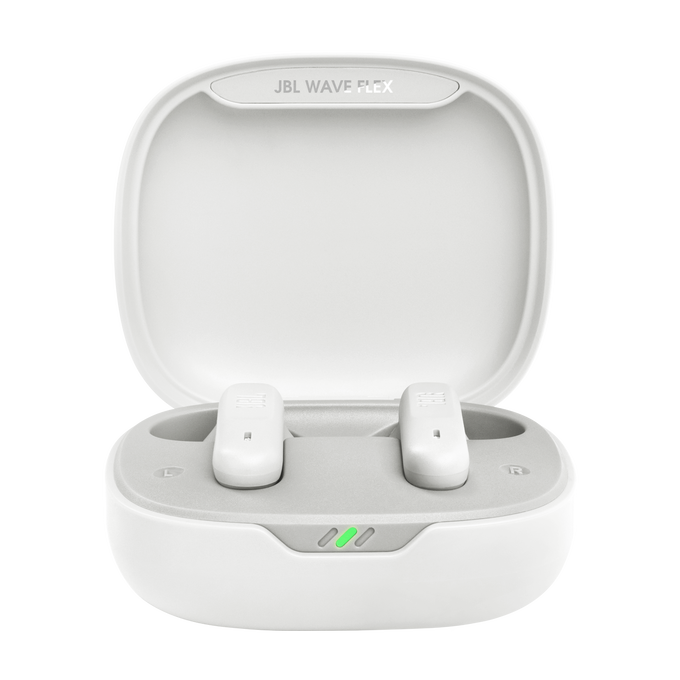 سماعات JBL Wave Flex اللاسلكية داخل الأذن - أبيض
